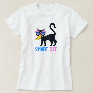 Grappig Kamala Harris Black Cat Smart T-shirt Cust