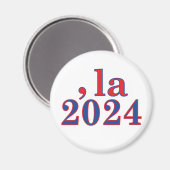 Grappig Kamala Harris Comma La 2024 Magneet (Voorkant / Achterkant)