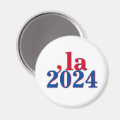 Grappig Kamala Harris Comma La 2024 Magneet (Voorkant / Achterkant)