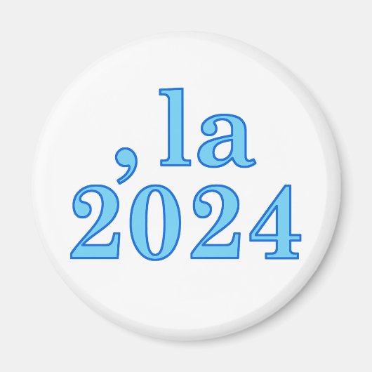 Grappig Kamala Harris Comma La 2024 Magneet (Voorkant)