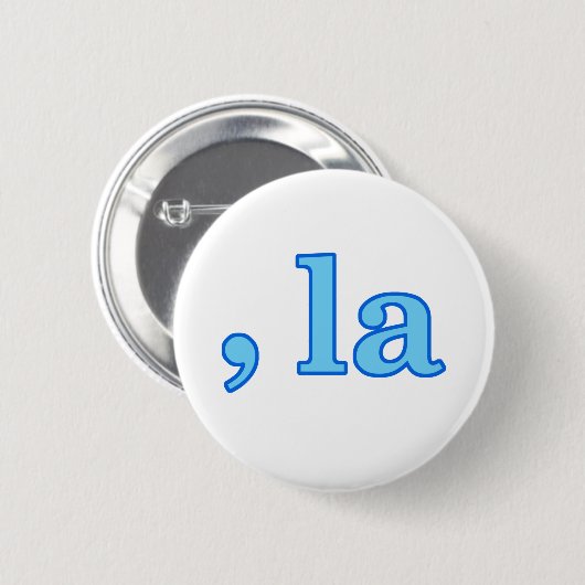 Grappig Kamala Harris Comma La Ronde Button 5,7 Cm (Voorkant /achterkant)