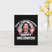 Grappig Kamala Harris Enge Halloween Gag President Kaart (Gele Bloem)