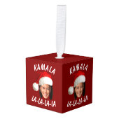 Grappig Kamala Harris Face Santa Hat Kerstmis Decoratie (Voorkant hoekig)