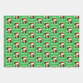 Grappig Kamala Harris Face Santa Hat Kerstmis Inpakpapier Vel (Voorkant 2)