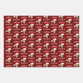 Grappig Kamala Harris Face Santa Hat Kerstmis Inpakpapier Vel (Voorkant)