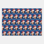Grappig Kamala Harris Face Santa Hat Kerstmis Inpakpapier Vel (Voorkant 3)