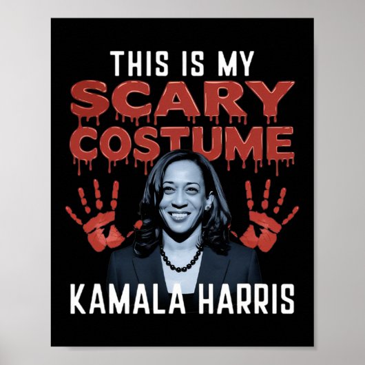 Grappig Kamala Harris Halloween Kostuum - 47th Pre Poster (Voorkant)