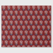 Grappig Kamala Harris Kerstvakantie Kamala-la-la Cadeaupapier (Vlak)