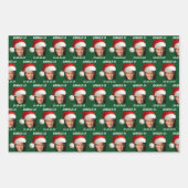 Grappig Kamala Harris Santa Hat Vrolijk Kerstfeest Inpakpapier Vel (Voorkant 2)