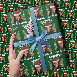 Grappig Kamala Harris vrolijk 4e van Pasen Cadeaupapier