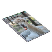 Grappig kameel met wortel notitieboek (Rechterzijde)