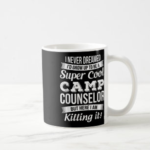 Grappig kampbegeleider cadeau koffiemok