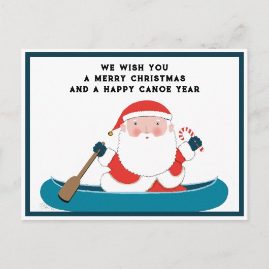 Grappig kampeer Kerstmis Feestdagenkaart (Voorkant)