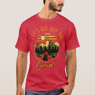 Grappig kampeerleven avontuur voor kampeerders gez t-shirt