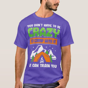 Grappig kampeerreis vakantie vrienden camper cadea t-shirt