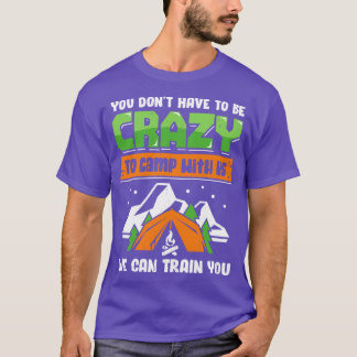 Grappig kampeerreis vakantie vrienden camper cadea t-shirt