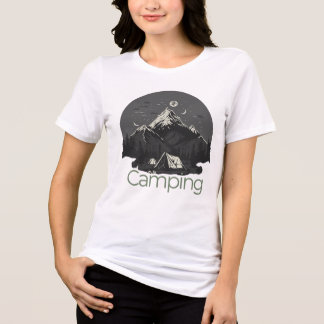 Grappig kamperen, camping idee, verken meer Tri-Blend shirt