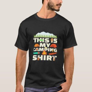 Grappig kamperen dit is mijn Camp Camper T-shirt