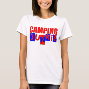 Grappig kamperen t-shirt