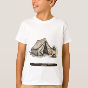 Grappig kamperen voor kinderen t-shirt