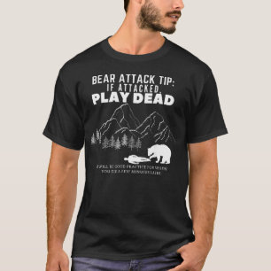 Grappig kamperen wandelen buiten t-shirt