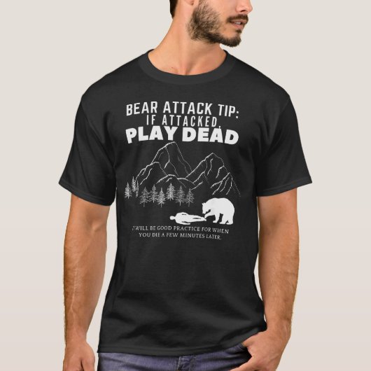 Grappig kamperen wandelen buiten t-shirt (Voorkant)