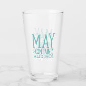 Grappig - kan alcohol bevatten glas (Achterkant)