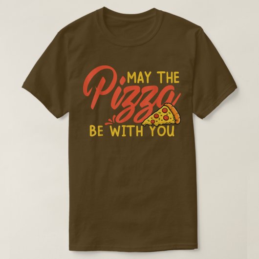 Grappig kan dat de Pizza bij je stuk hemel is. T-shirt (Design voorkant)