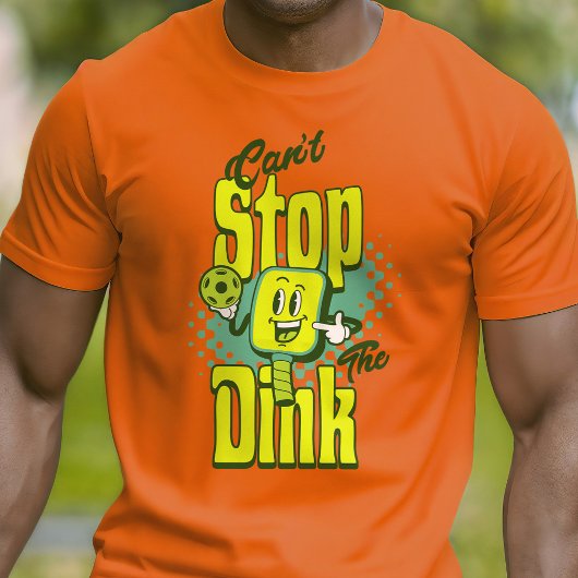 Grappig kan de Dink Pickleball niet stoppen T-shirt