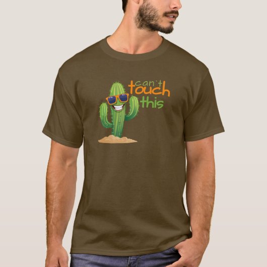 Grappig Kan Dit Cactus Tshirt Niet Aanraken (Voorkant)