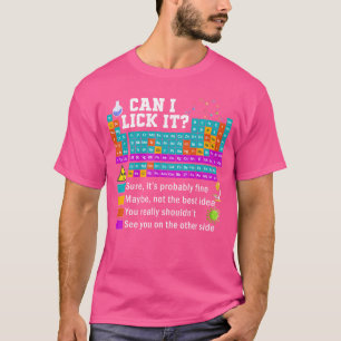 Grappig kan ik het oplikbare periodieke meisje t-shirt