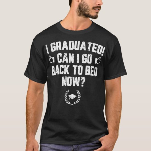 Grappig, kan ik terug naar Bed Shirt Afstuderen Gi (Voorkant)
