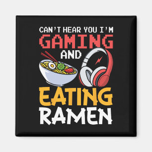 Grappig Kan Je Niet Horen Ik Ben Gamen En Eet Rame Magneet