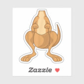 Grappig kangoeroe kostuum Grappig Halloween makkel Sticker (Vel)