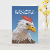 Grappig Kanker Beterschap Kaart (Gele Bloem)