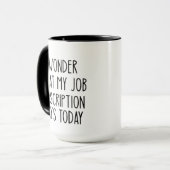 Grappig Kantoor collega Grappig Cadeau Mok (Voorkant links)