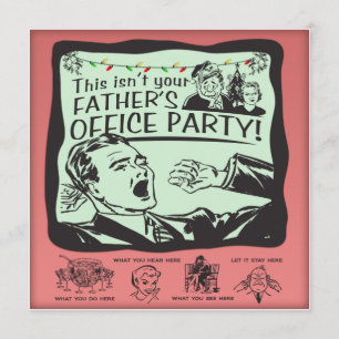 Grappig Kantoor Holiday Party! Kaart