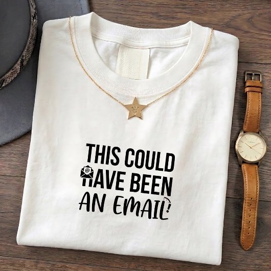 Grappig kantoorhumor T-shirt citaat