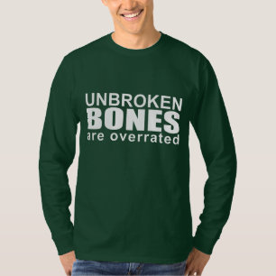 Grappig kapot bot ongeluk t-shirt