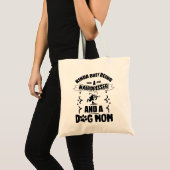 Grappig Kapper Hond Moeder Shirt Grappig Hond Moed Tote Bag (Voorkant (product))