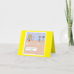 Grappig kapsel na quarantaine verjaardag Kaart