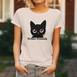 Grappig karakter kat T-shirt