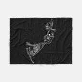 Grappig karate citaat verontschuldigde afwezigheid fleece deken (Voorkant (Horizontaal))