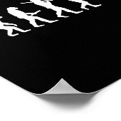 Grappig Karate Evolution Gift voor Martial Artists Poster (Hoek)