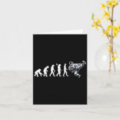 Grappig Karate Evolution Martial Arts Lover Karate Kaart (Gele Bloem)