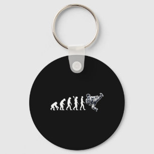Grappig Karate Evolution Martial Arts Lover Karate Sleutelhanger