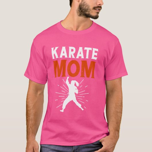 Grappig Karate Mama Karate Liefde T-shirt (Voorkant)