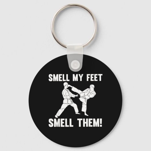 Grappig Karate-ontwerp voor mannen vrouwen Karate  Sleutelhanger (Voorkant)