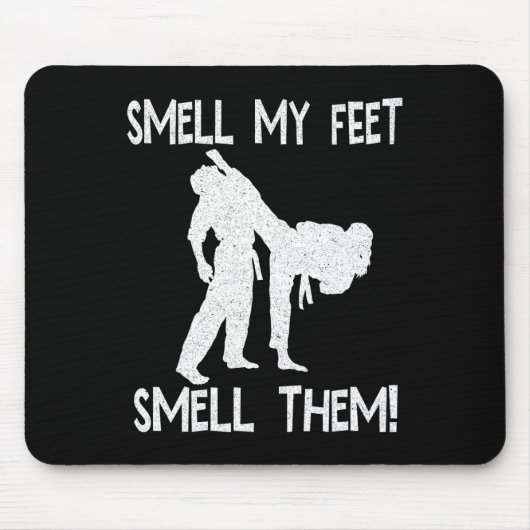 Grappig Karate smokkelt me voor mannen. Muismat (Voorkant)