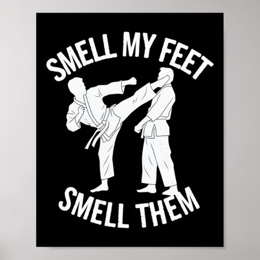 Grappig Karate smokkelt me voor mannen. Poster (Voorkant)